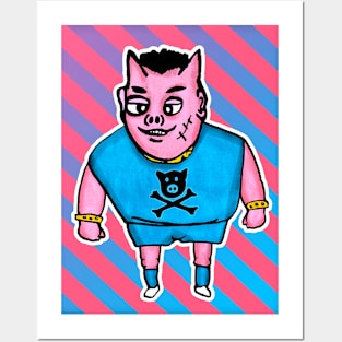 PUNK PIG Posters and Art